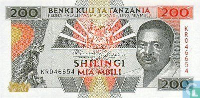 Tanzania 200 Shilingi - Afbeelding 1
