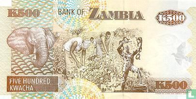 Sambia 500 Kwacha 1992 (P38a) - Bild 2