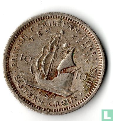 British Caribbean Territories 10 cents 1962 - Image 1