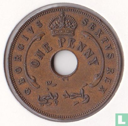Britisch Westafrika 1 Penny 1952 (KN) - Bild 2