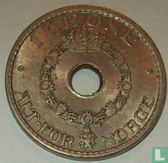 Norvège 1 krone 1949 - Image 2