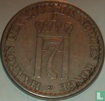 Norvège 1 krone 1955 - Image 2