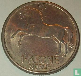 Norvège 1 krone 1970 - Image 1