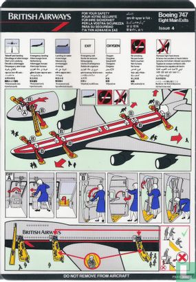 British AW - 747 8 main exits (04) - Afbeelding 1