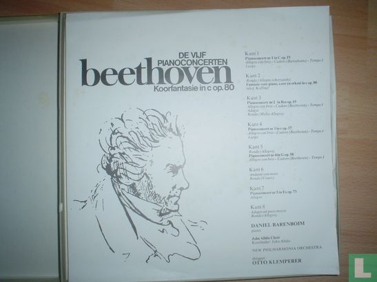Beethoven - Die fünf Klavierkonzerte - Barenboim - Afbeelding 2