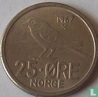 Norvège 25 øre 1967 - Image 1