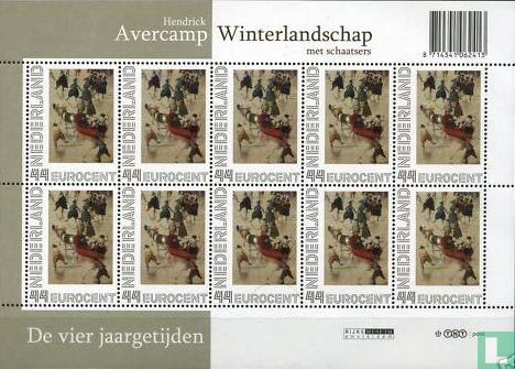 Hendrik Avercamp - Paysage d'hiver