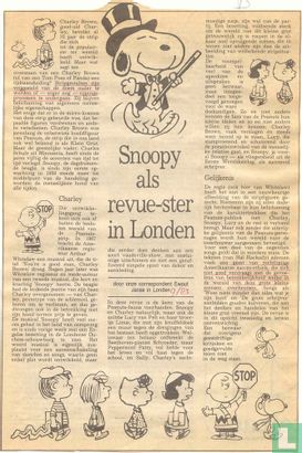 Snoopy als revue-ster in Londen