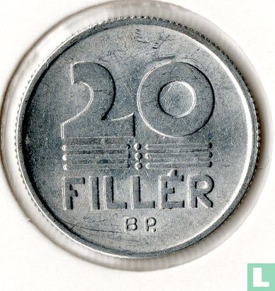 Ungarn 20 Fillér 1990 - Bild 2