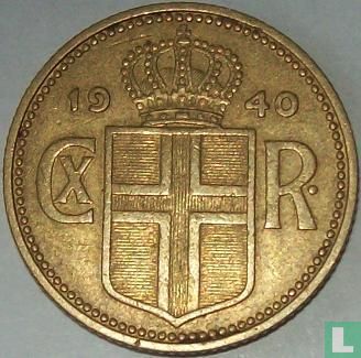 Islande 1 króna 1940 (sans marque d'atelier) - Image 1
