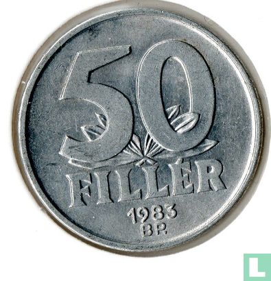 Hongrie 50 fillér 1983 - Image 1