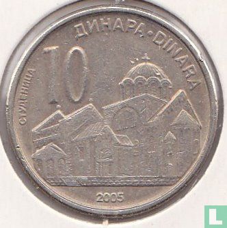 Serbia 10 dinara 2005 - Image 1