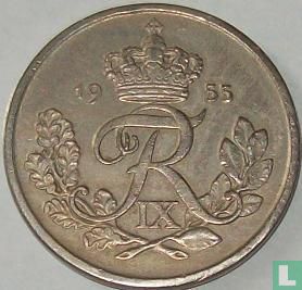 Denemarken 25 øre 1955 - Afbeelding 1