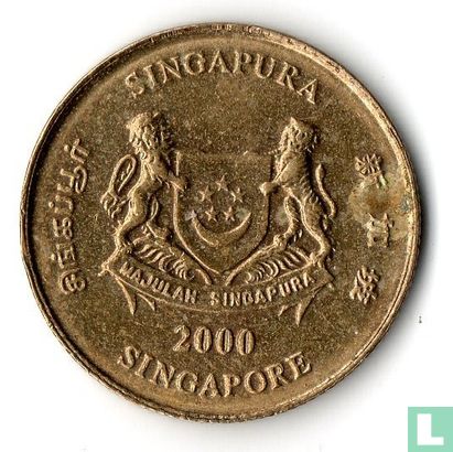Singapore 5 cents 2000 - Image 1