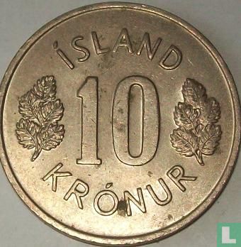 Island 10 Krónur 1976 - Bild 2
