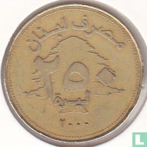 Libanon 250 Livre 2000 - Bild 2