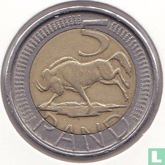 Afrique du Sud 5 rand 2004 - Image 2
