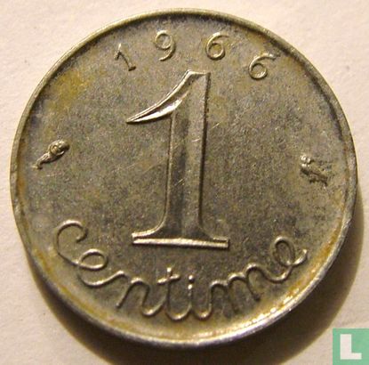 France 1 centime 1966 - Image 1