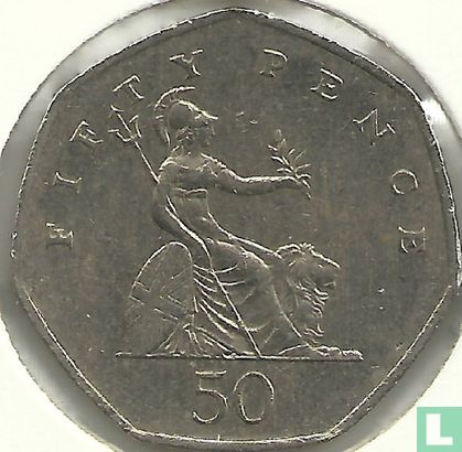 Verenigd Koninkrijk 50 pence 1998 - Afbeelding 2