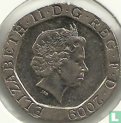 Verenigd Koninkrijk 20 pence 2009 - Afbeelding 1