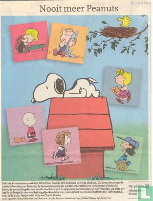 Nooit meer Peanuts, Afscheid van Snoopy - Image 1