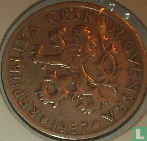 Czechoslovakia 1 koruna 1937 - Image 1