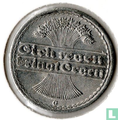 Duitse Rijk 50 pfennig 1922 (G) - Afbeelding 2
