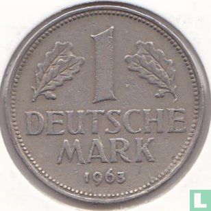 Germany 1 mark 1963 (D) - Image 1