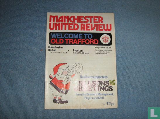 UNITED REVIEW n° 15 - Manchester United - Everton
