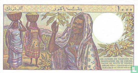 Comoren 1000 Francs - Afbeelding 2