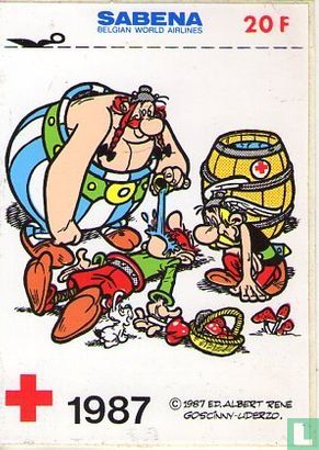 Rode Kruis Asterix en Obelix