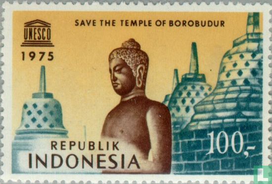 Behoud Borobudur tempel op Java
