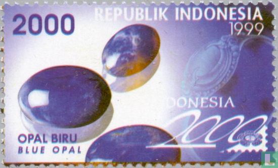 Stamp exhibition Indonesia 2000