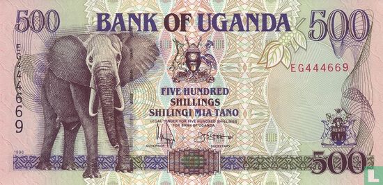 Oeganda 500 Shillings 1994 - Afbeelding 1
