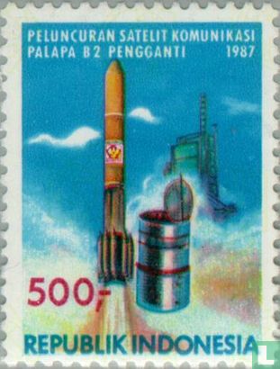 Lancering Palapa-2B communicatiesaltelliet