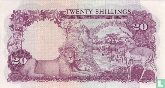 Uganda 20 Shillings ND (1966) - Bild 2