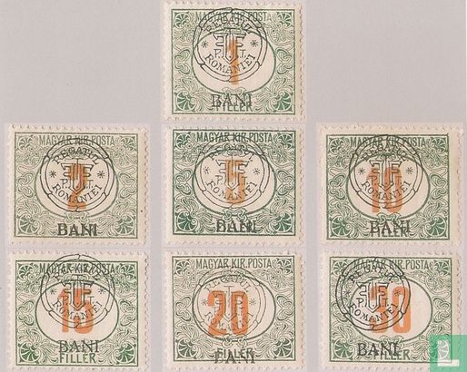 Opdruk op Hongaarse portzegels van 1914-1918 (I)