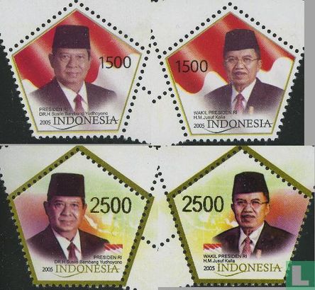 président dr. H. Sosito Bambang Yodhoyono & Vice-président SM Jusuf Kalla