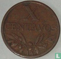 Portugal 10 centavos 1962 - Image 2