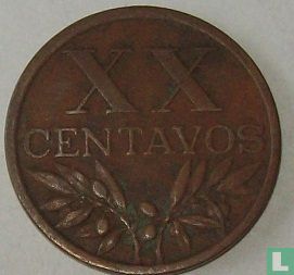 Portugal 20 centavos 1965 - Image 2