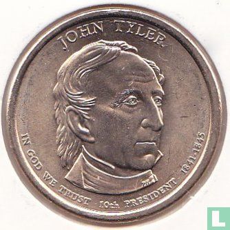 United States 1 dollar 2009 (D) "John Tyler" - Image 1