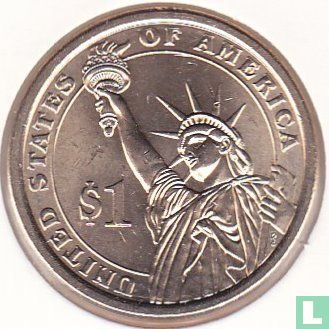 United States 1 dollar 2009 (D) "John Tyler" - Image 2
