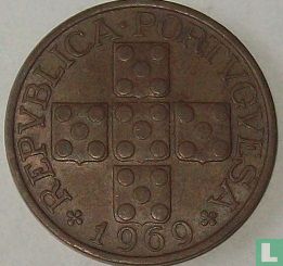 Portugal 20 Centavo 1969 (Typ 1) - Bild 1