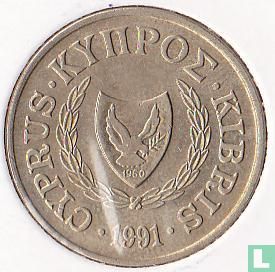 Chypre 5 cents 1991 - Image 1