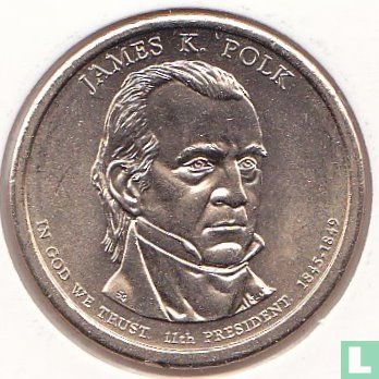 Vereinigte Staaten 1 Dollar 2009 (P) "James K. Polk" - Bild 1