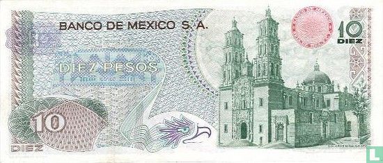 Mexico 10 Pesos - Afbeelding 2