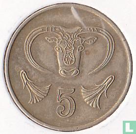 Cyprus 5 cents 1988 - Image 2