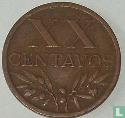 Portugal 20 centavos 1951 - Afbeelding 2