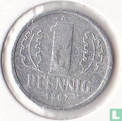 GDR 1 pfennig 1987 - Image 1
