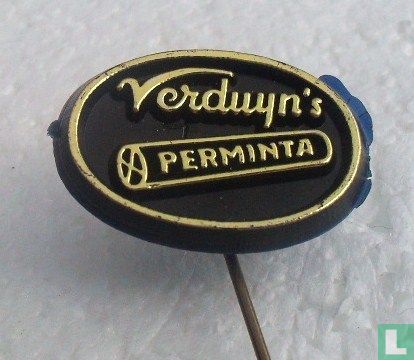 Verduyn's Perminta (groot ovaal) [goud op zwart]